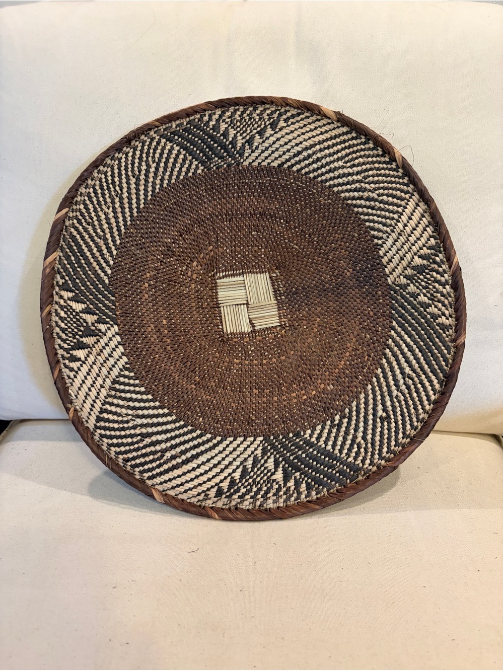 NEW Africa Woven Basket. Made by the Binga people of Zambia/Zimbabwe